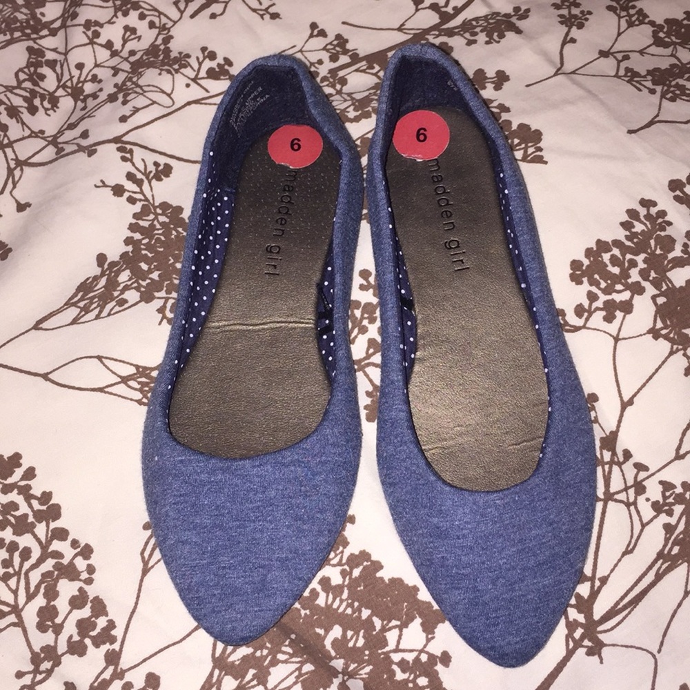 Blue Madden Girl flats